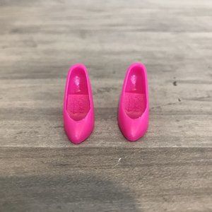 Pair Of Dark Pink Barbie Heels